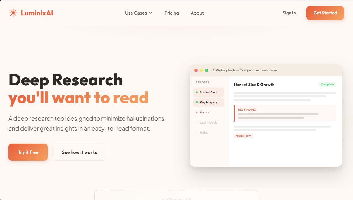 LuminixAI screenshot 1