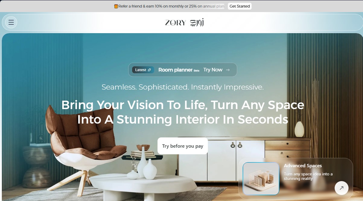 Zory AI screenshot 1