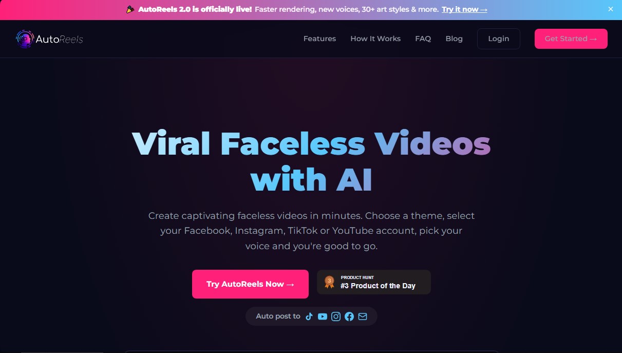 AutoReels screenshot 1