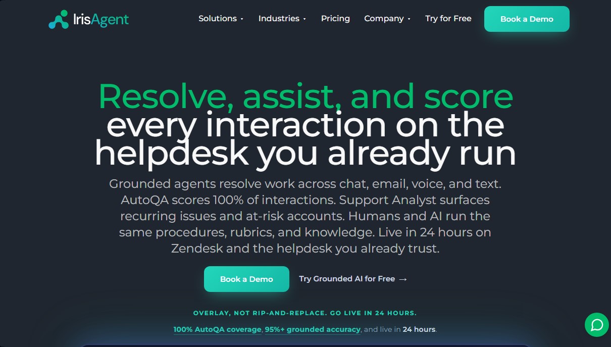 IrisAgent screenshot 1