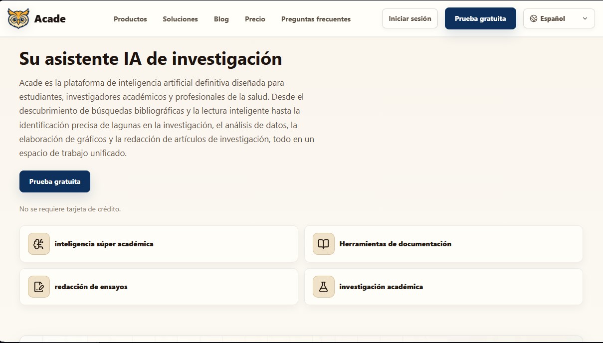 Acade screenshot 1