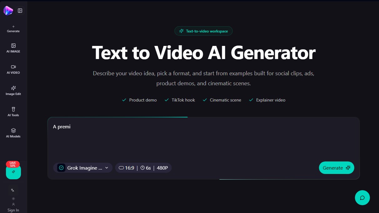 GenVideo Text to Video Generator screenshot 1