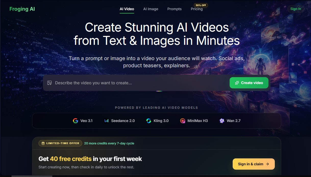 Froging AI screenshot 1
