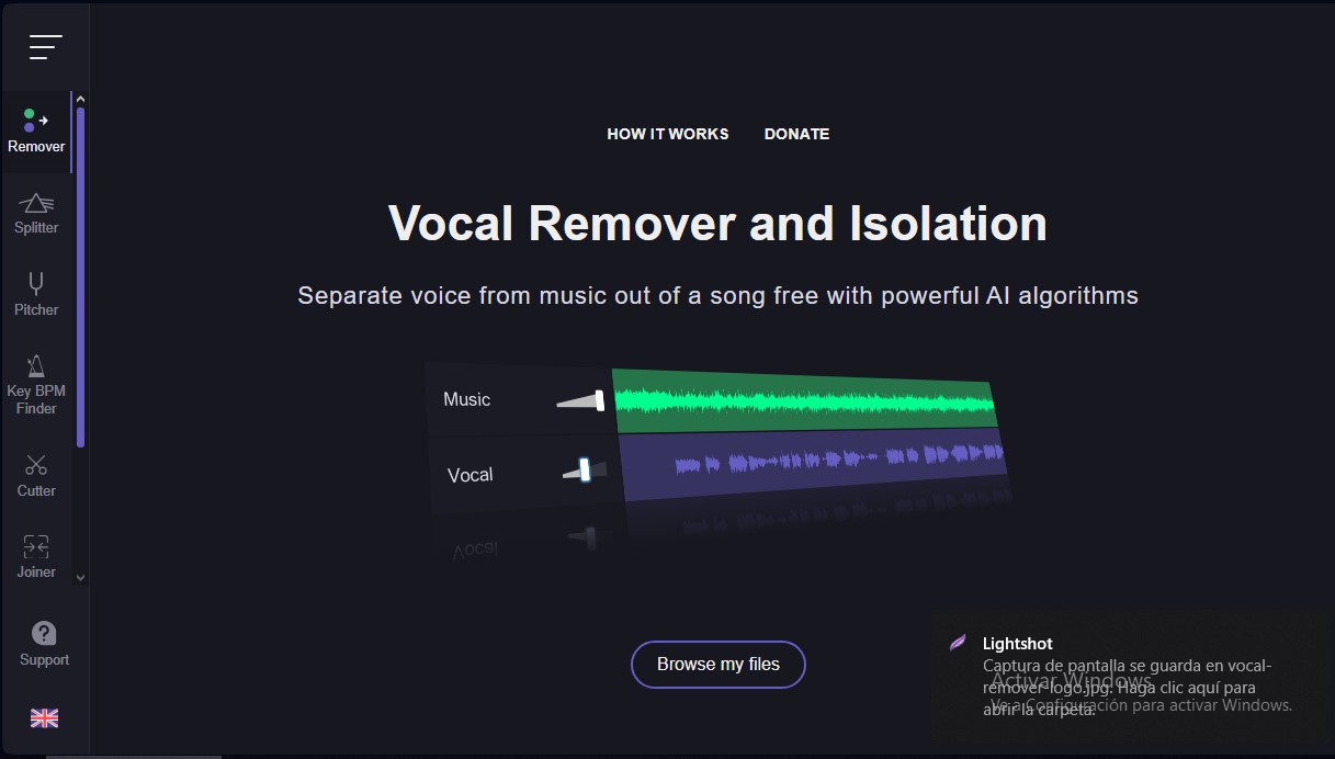 Vocal Remover screenshot 1
