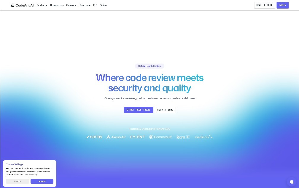 CodeAnt screenshot 1