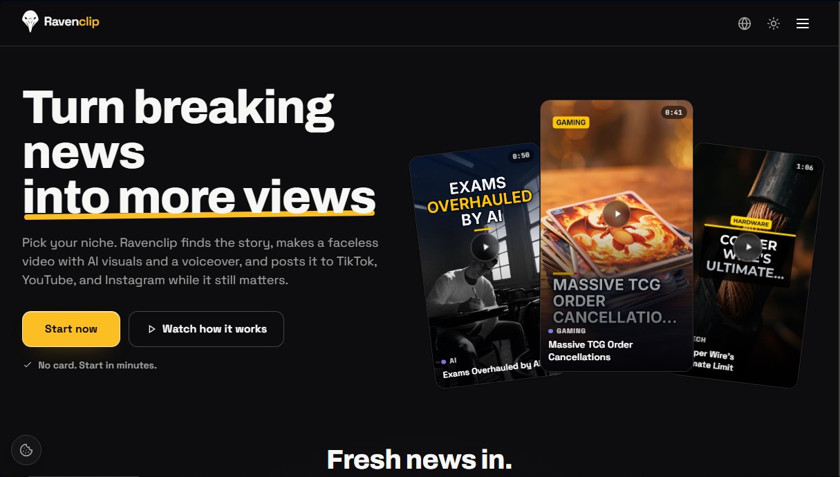 Ravenclip screenshot 1