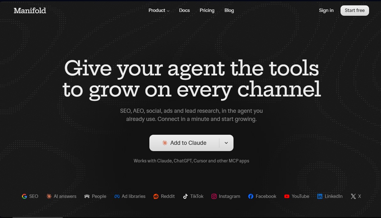 Manifold MCP screenshot 1
