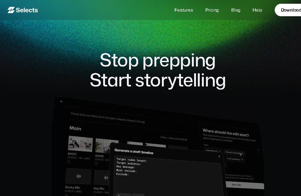 Selects screenshot 1