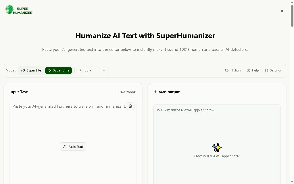 SuperHumanizer screenshot 1