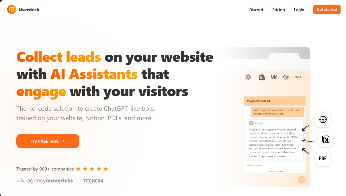 Userdesk screenshot 1
