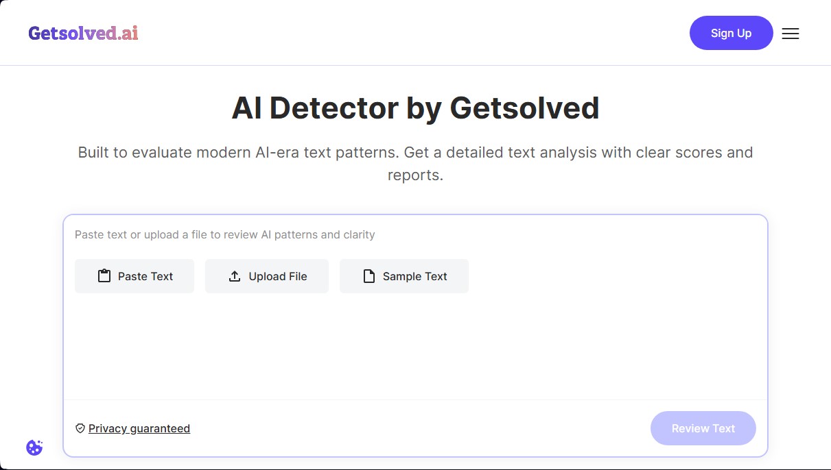 AI Detector by Getsolved screenshot 1