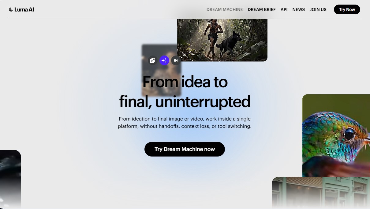 Luma Dream Machine screenshot 1