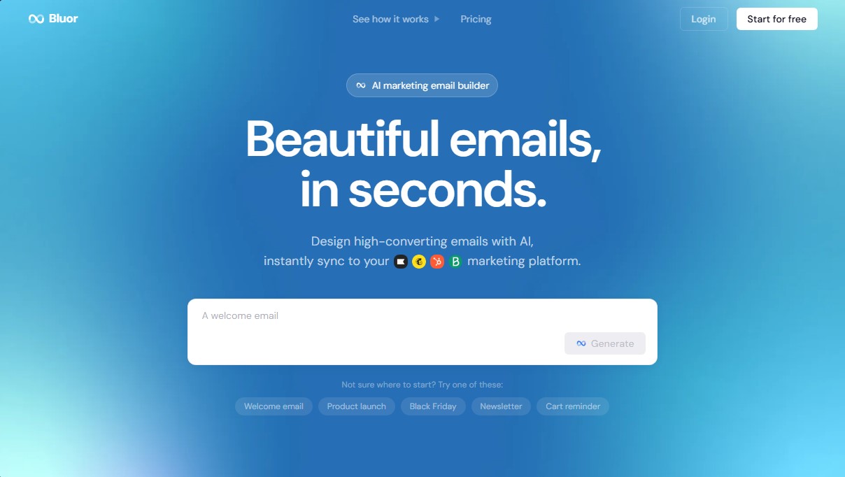 Bluor screenshot 1