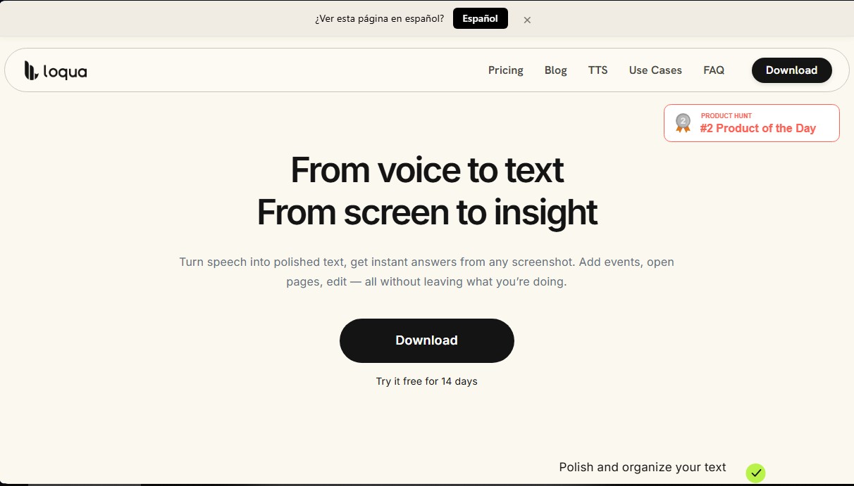 Loqua screenshot 1
