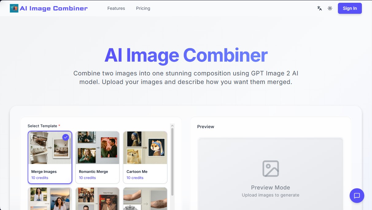 AI Image Combiner screenshot 1
