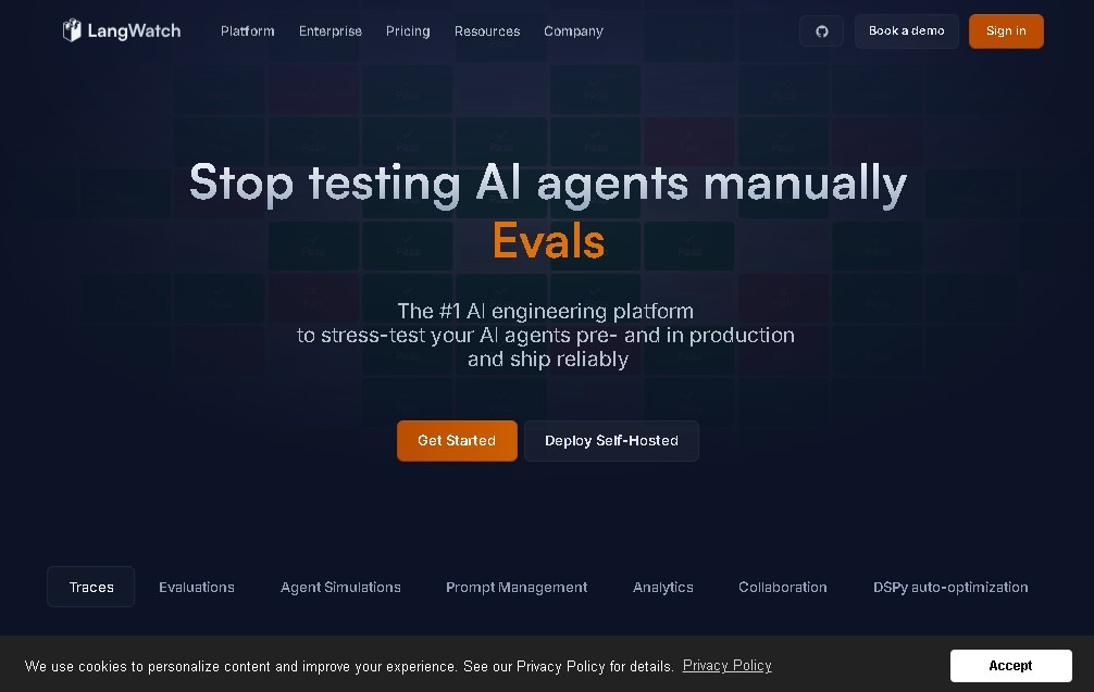 LangWatch screenshot 1