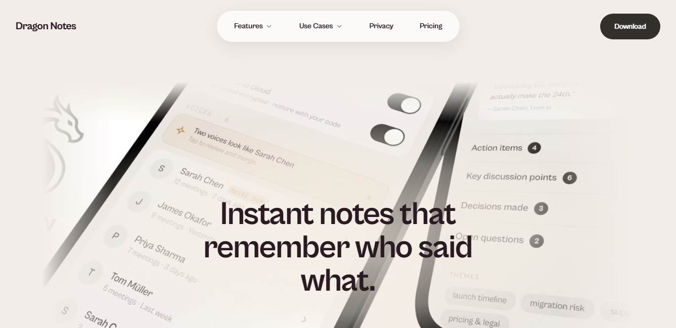 Dragon Notes screenshot 1