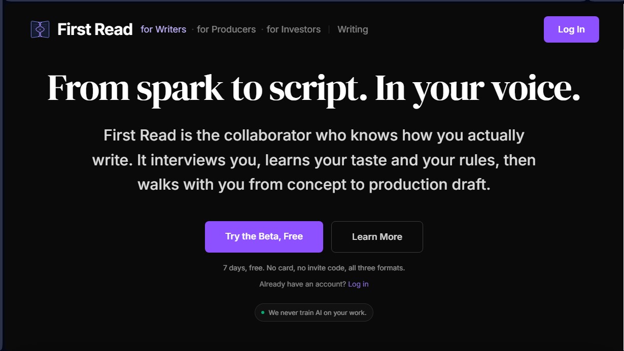 First Read screenshot 1
