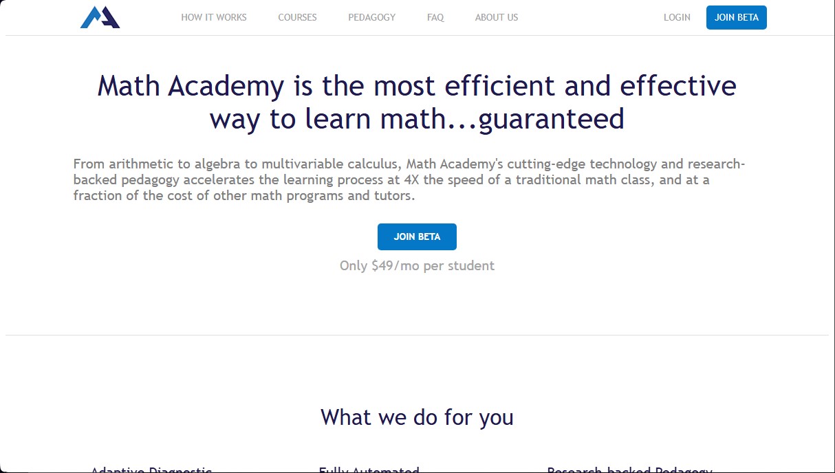 Math Academy screenshot 1