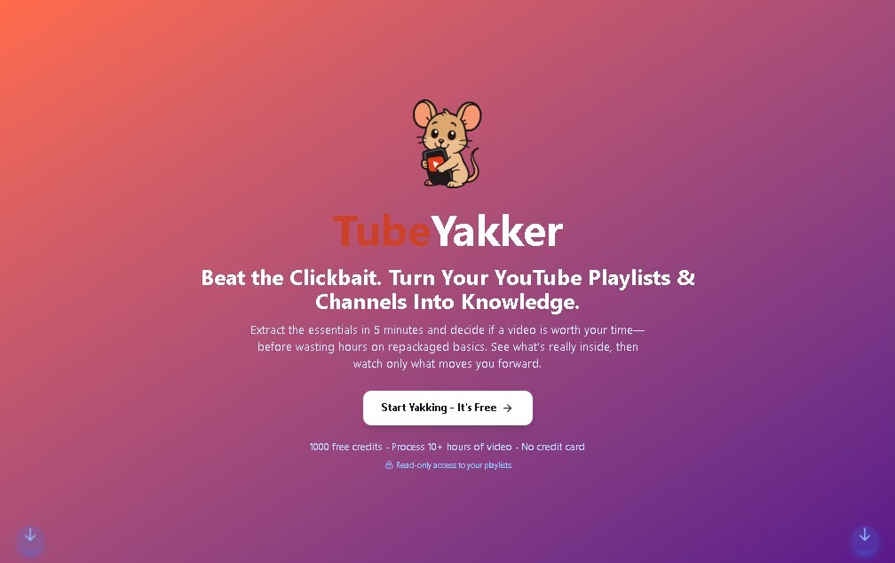 TubeYakker screenshot 1