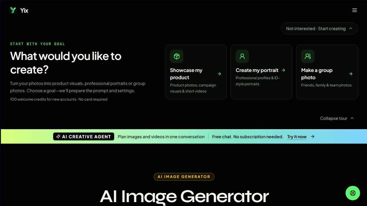 Yix AI Image Generator screenshot 1