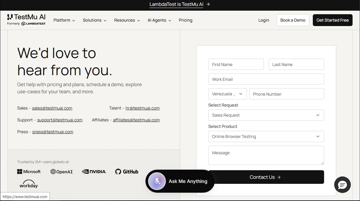 TestMu AI Browser Cloud screenshot 1