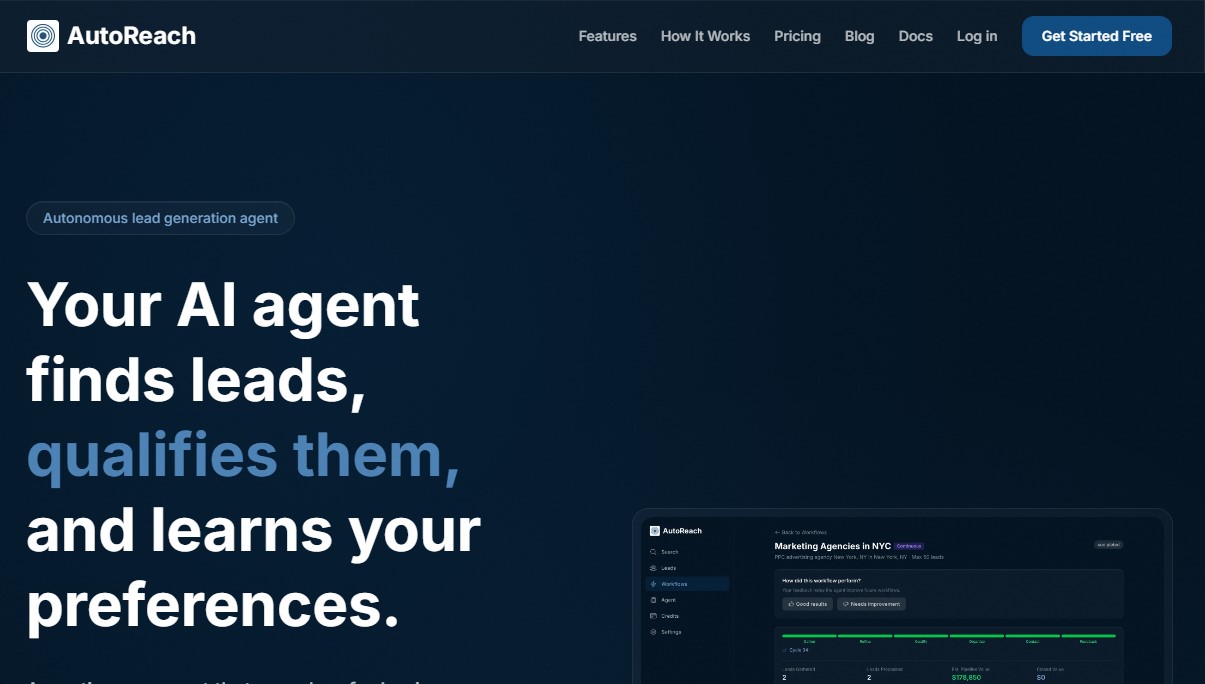 AutoReach screenshot 1