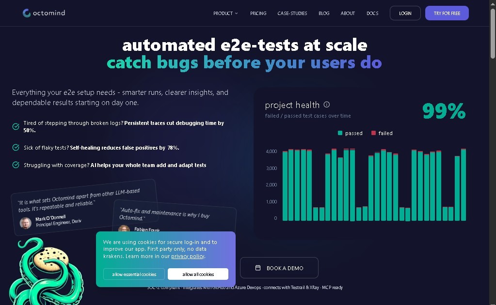 Octomind screenshot 1