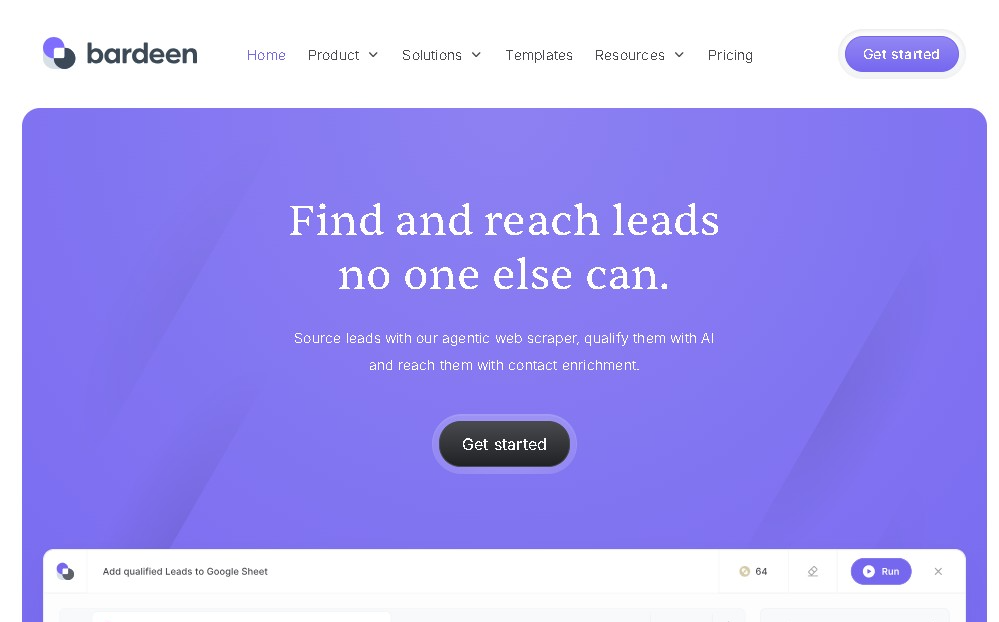 Bardeen screenshot 1