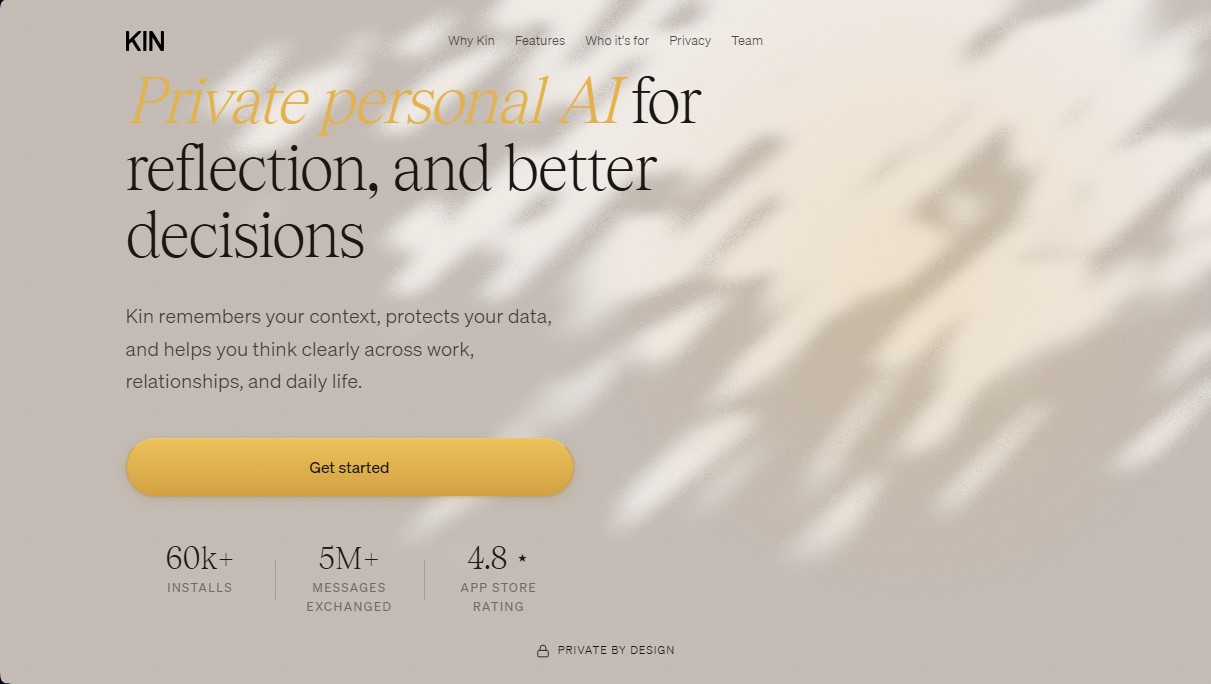Kin-Personal AI Advisors screenshot 1