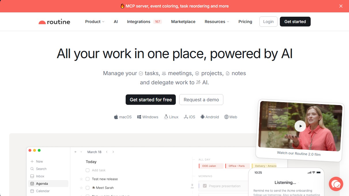 Routine screenshot 1