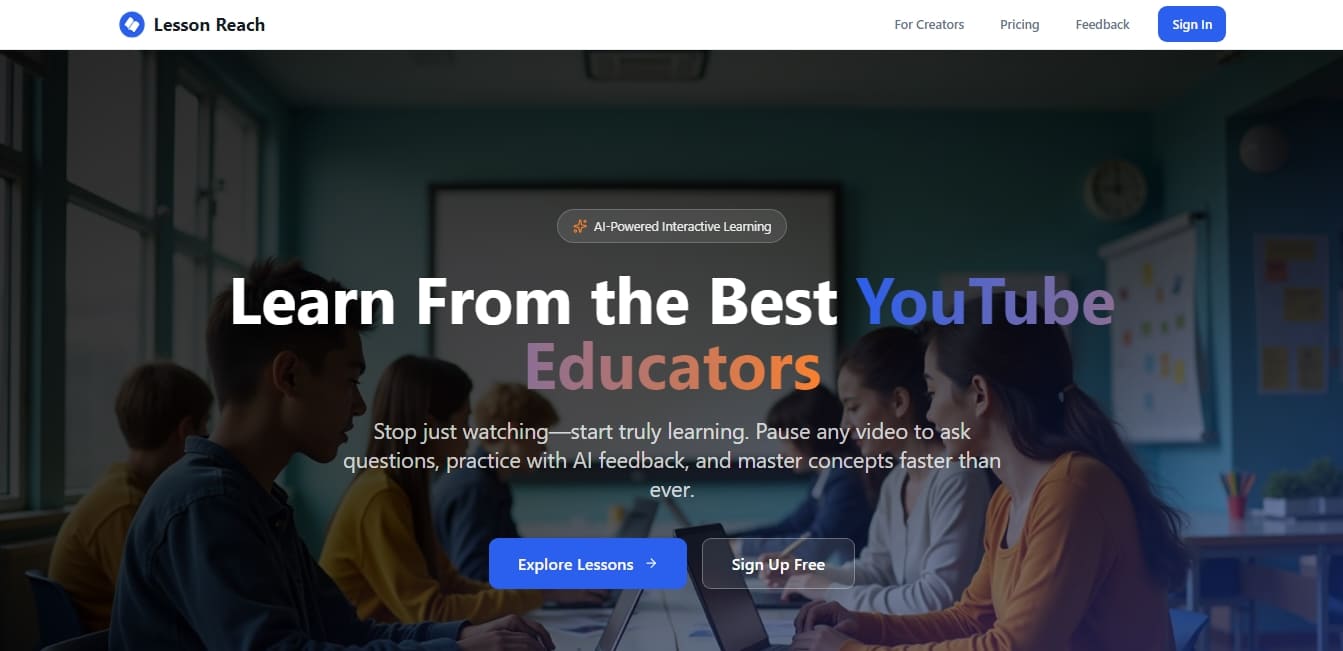 Lesson Reach screenshot 1