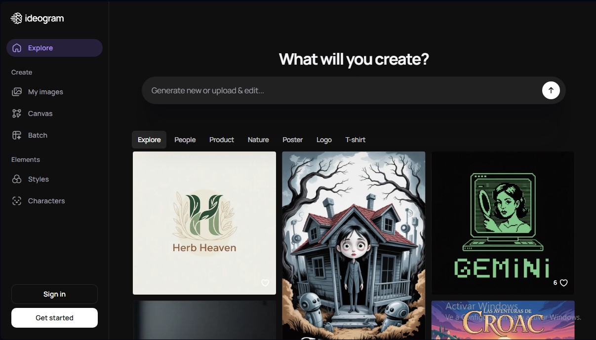 Ideogram screenshot 1