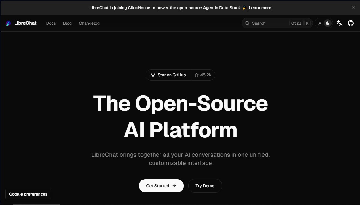 LibreChat screenshot 1