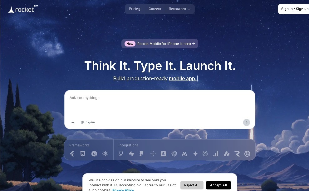 Rocket screenshot 1