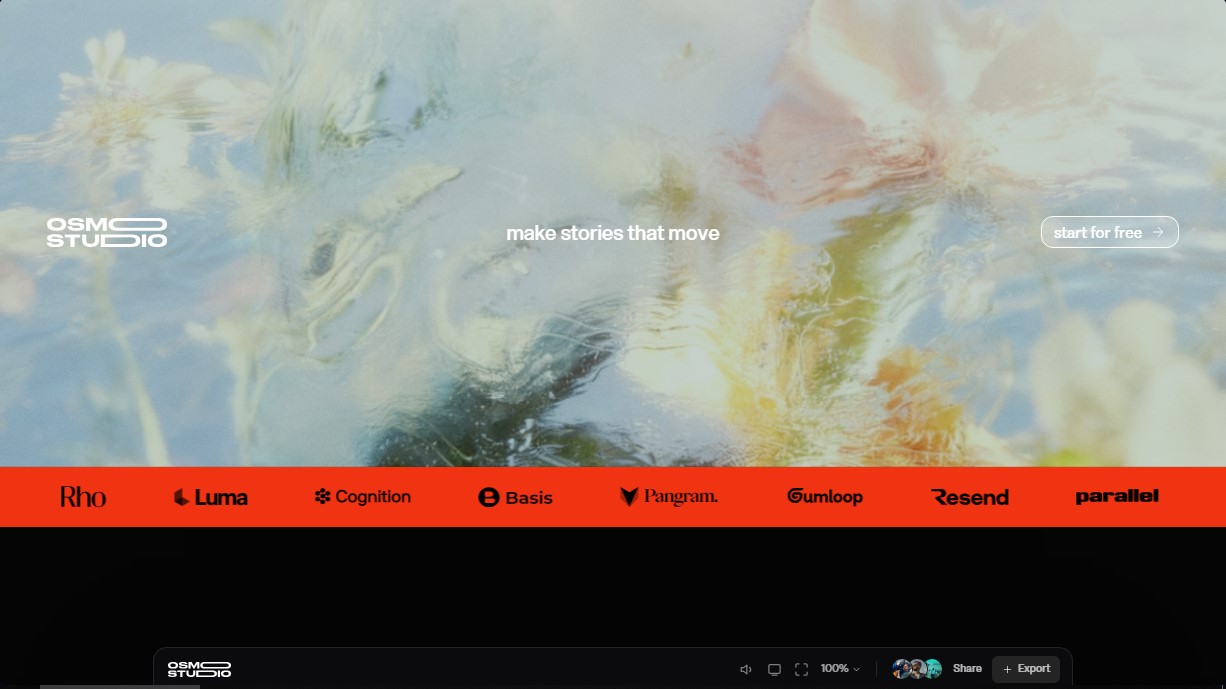 Osmo Studio screenshot 1