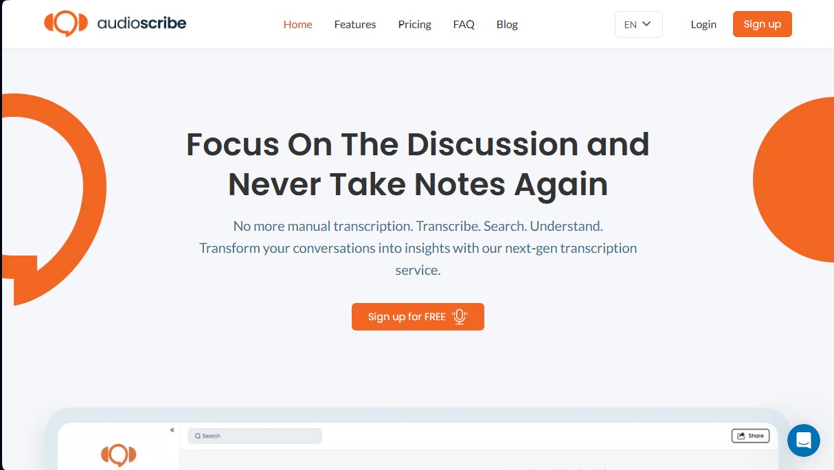 AudioScribe screenshot 1