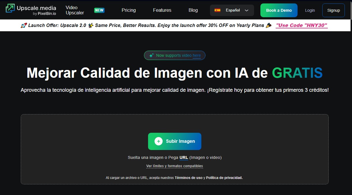 Upscale.media screenshot 1