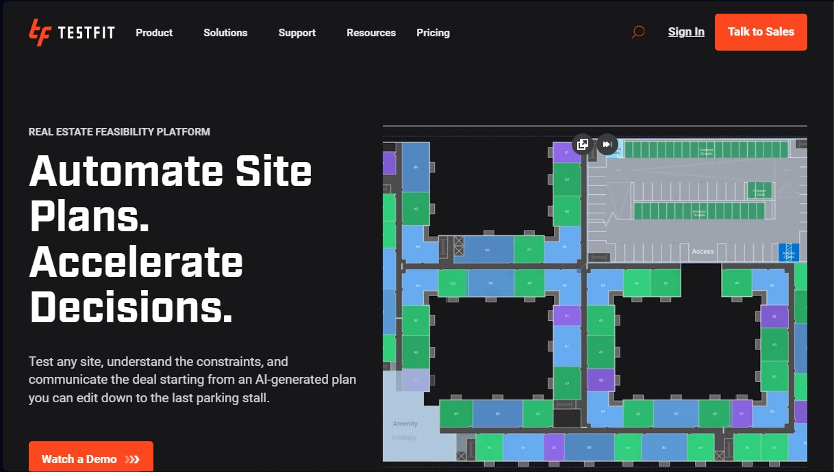 TestFit screenshot 1