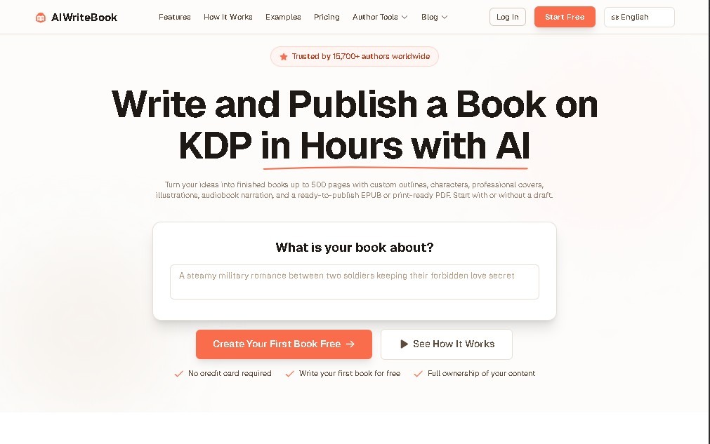 AIWriteBook screenshot 1