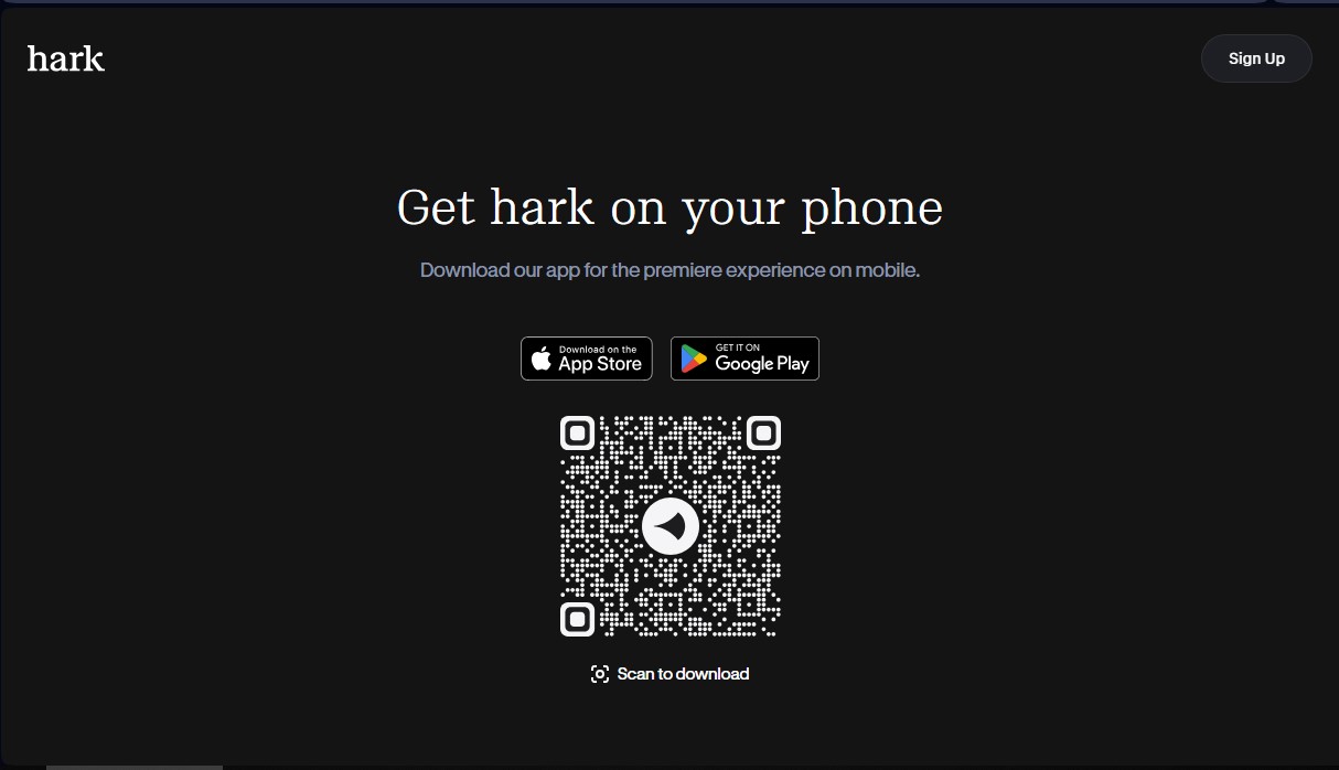 Hark screenshot 1