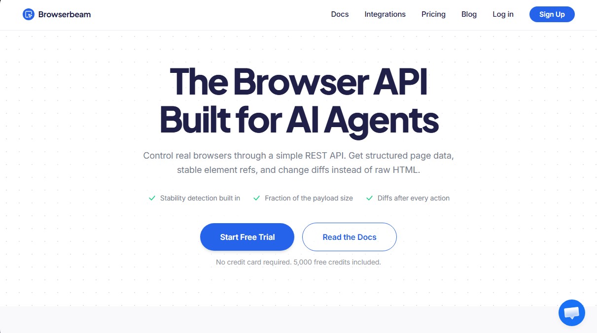 Browserbeam screenshot 1
