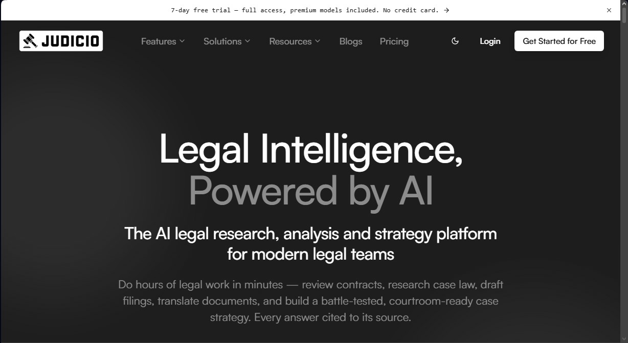 Judicio screenshot 1