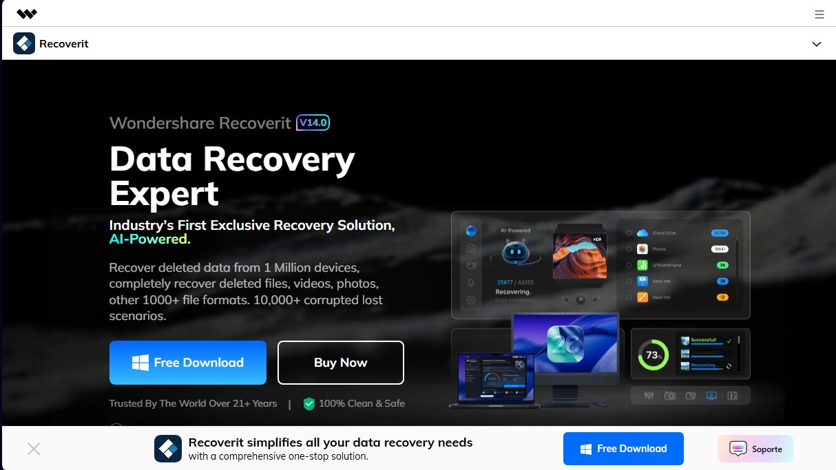 Recoverit screenshot 1