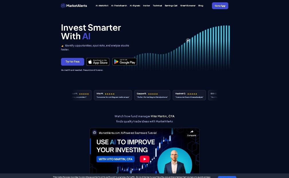 MarketAlerts.ai screenshot 1