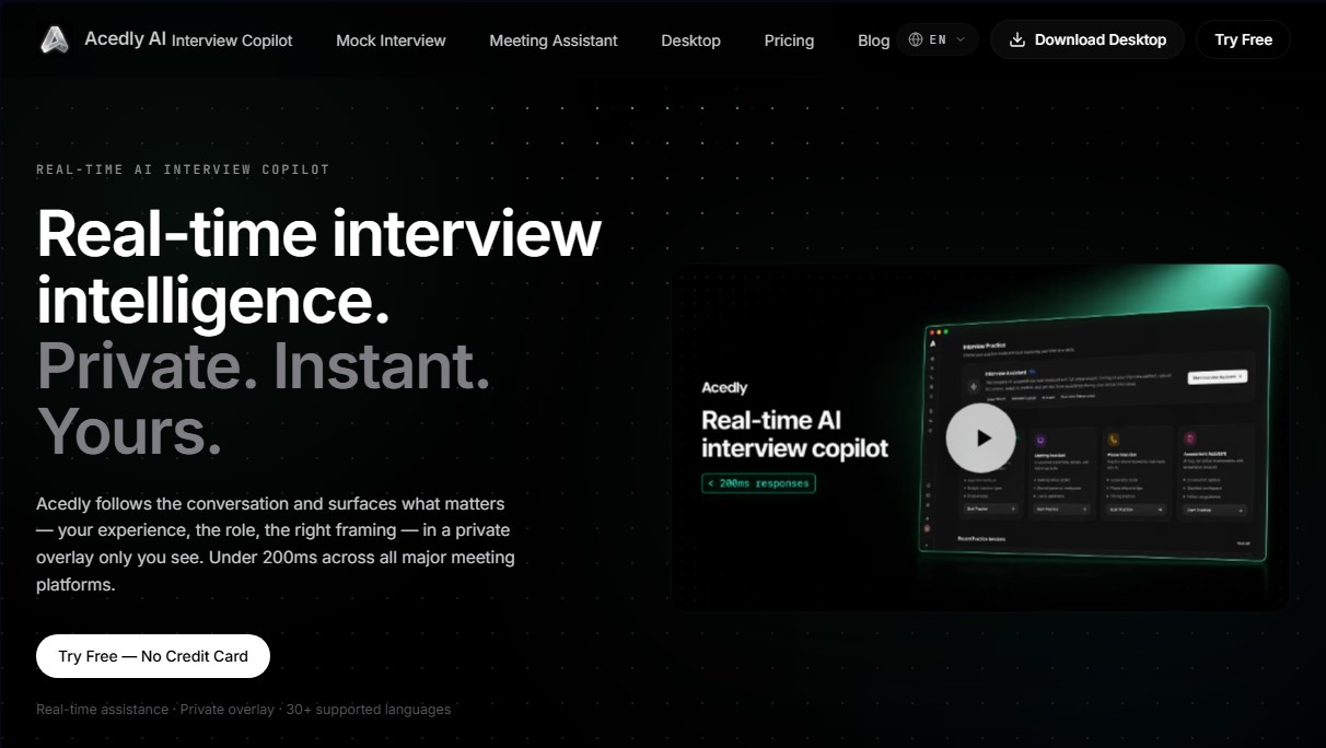 Acedly AI screenshot 1