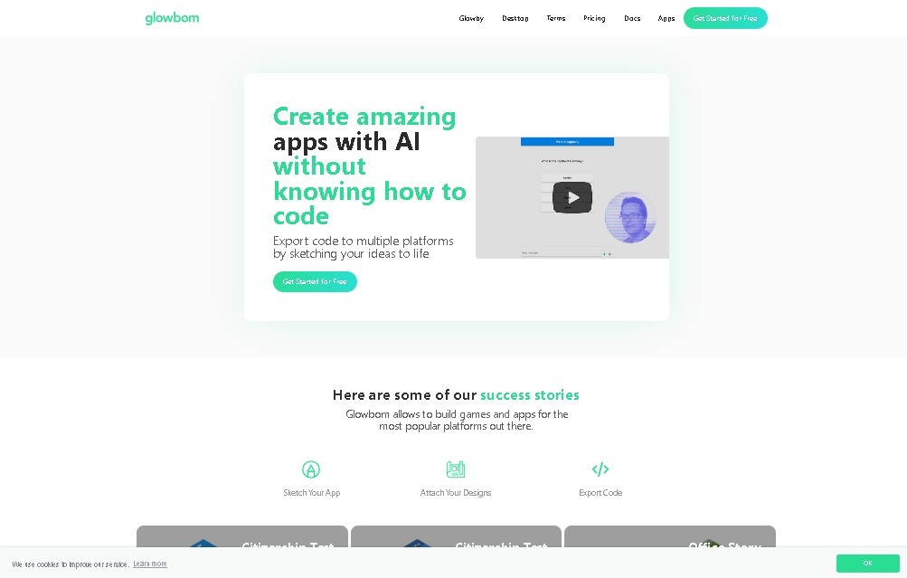 Glowbom screenshot 1