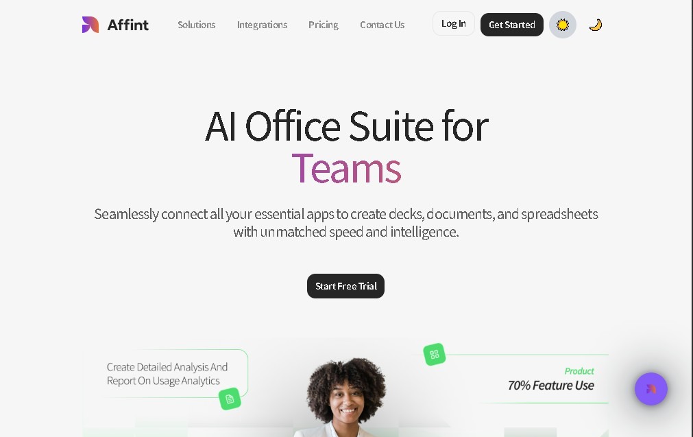 Affint screenshot 1