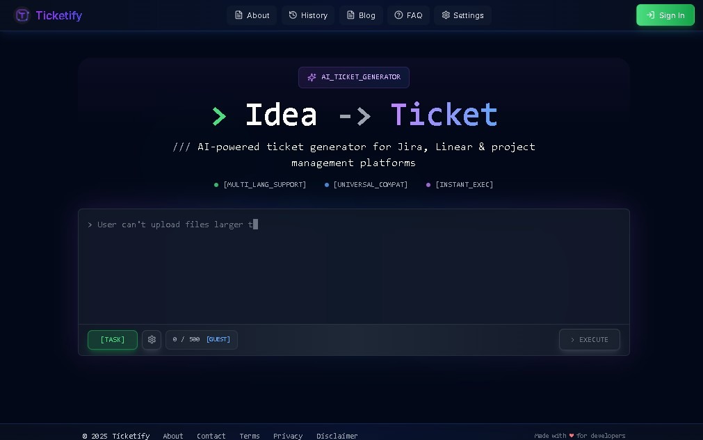 Ticketify screenshot 1