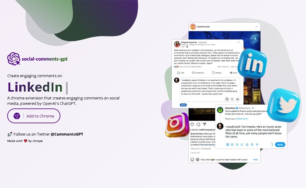 Social Comments GPT screenshot 1